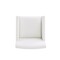 Manhattan Comfort Anna Square Faux Leather Dining Armchair in Cream DC058AR-CR - alternate 3